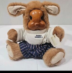 Vtg 1990 Robert Raikes Bunny Original Wooden Signed Vincent Jr Easter  READ